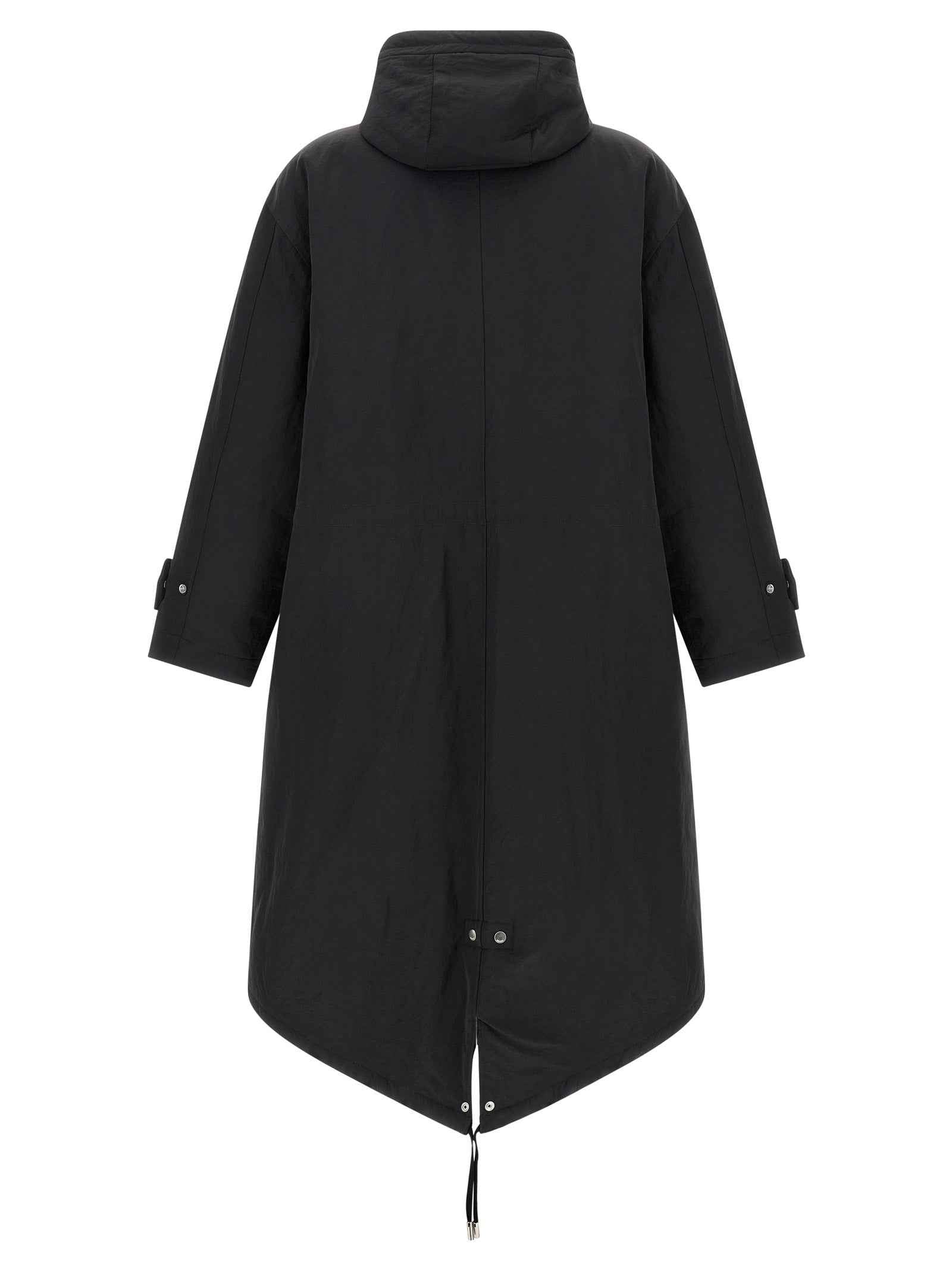 Gray Polyamide Parka