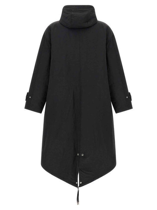 Gray Polyamide Parka