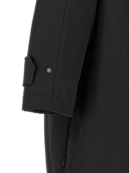 Gray Polyamide Parka