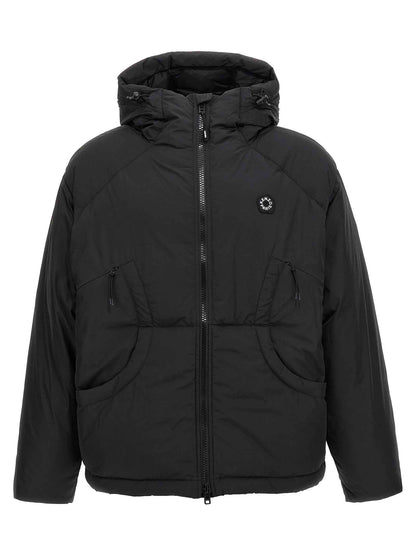 Black Polyester Shell Jacket