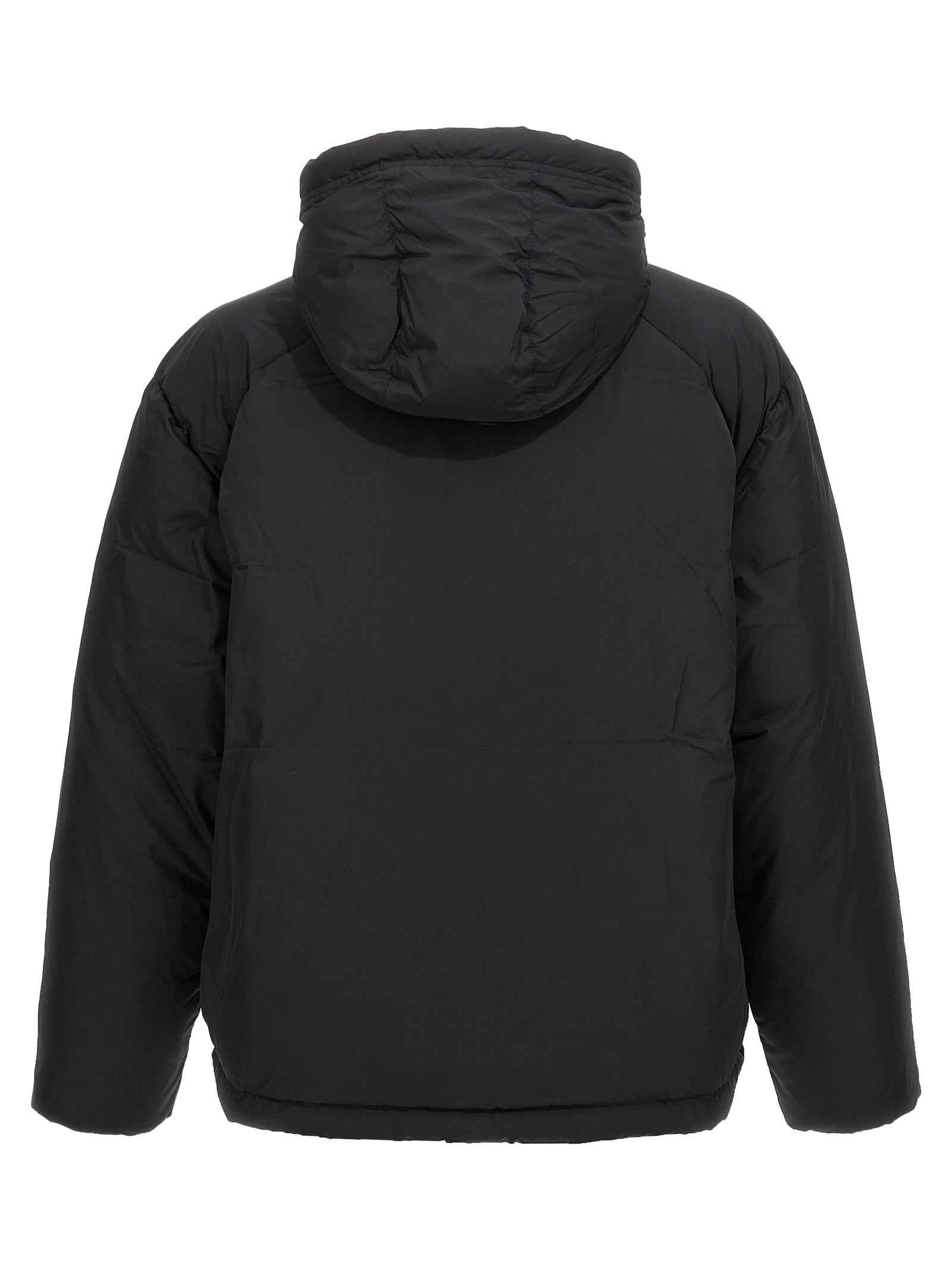 Black Polyester Shell Jacket