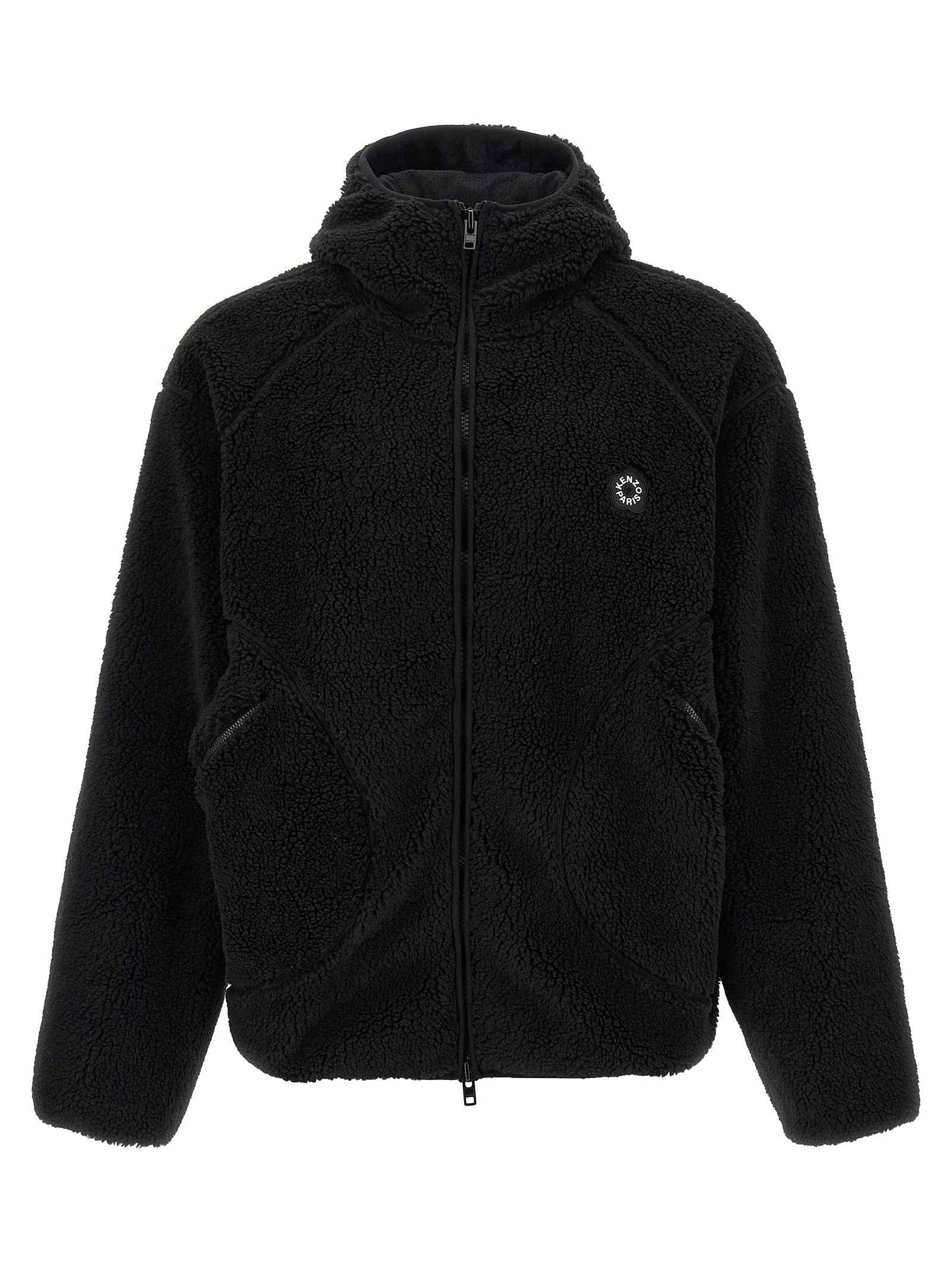 Black Polyester Sweatshirt