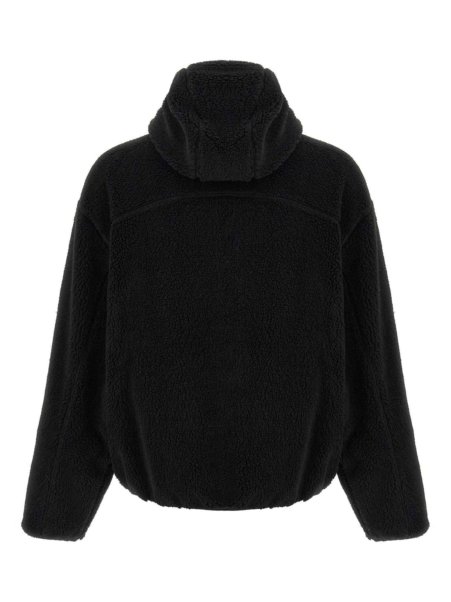 Black Polyester Sweatshirt