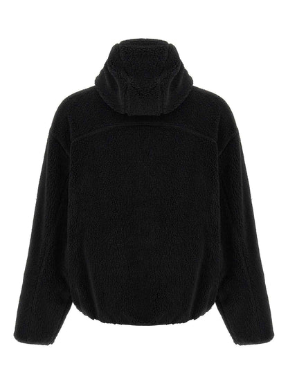 Black Polyester Sweatshirt