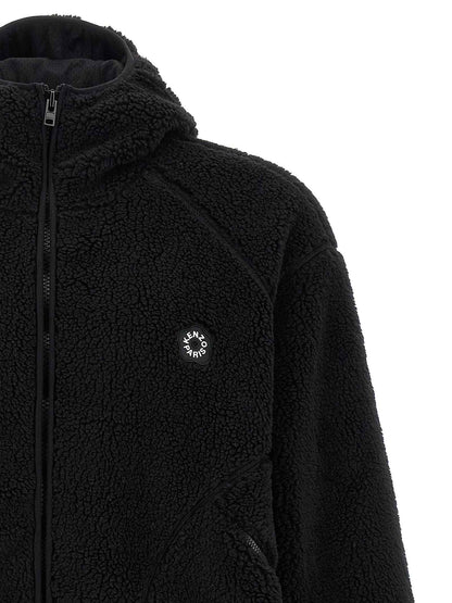 Black Polyester Sweatshirt