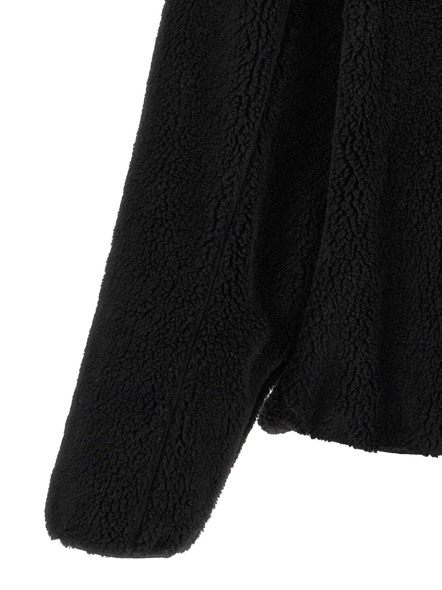 Black Polyester Sweatshirt
