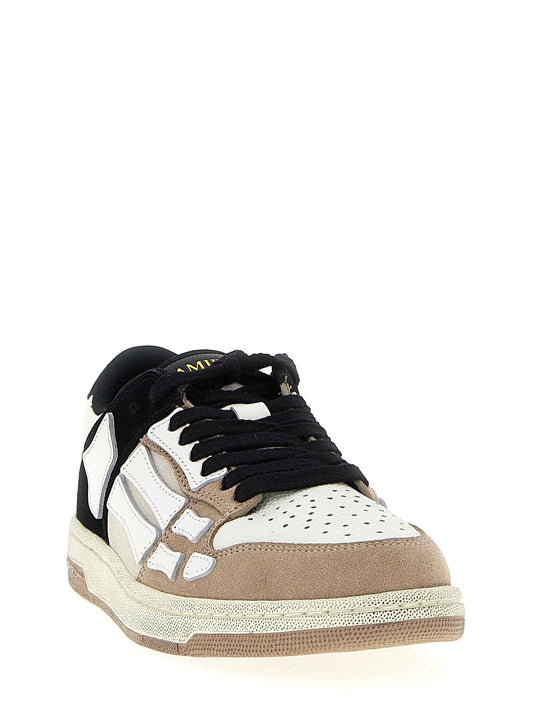 Multicolor Cowhide Low Top Sneakers