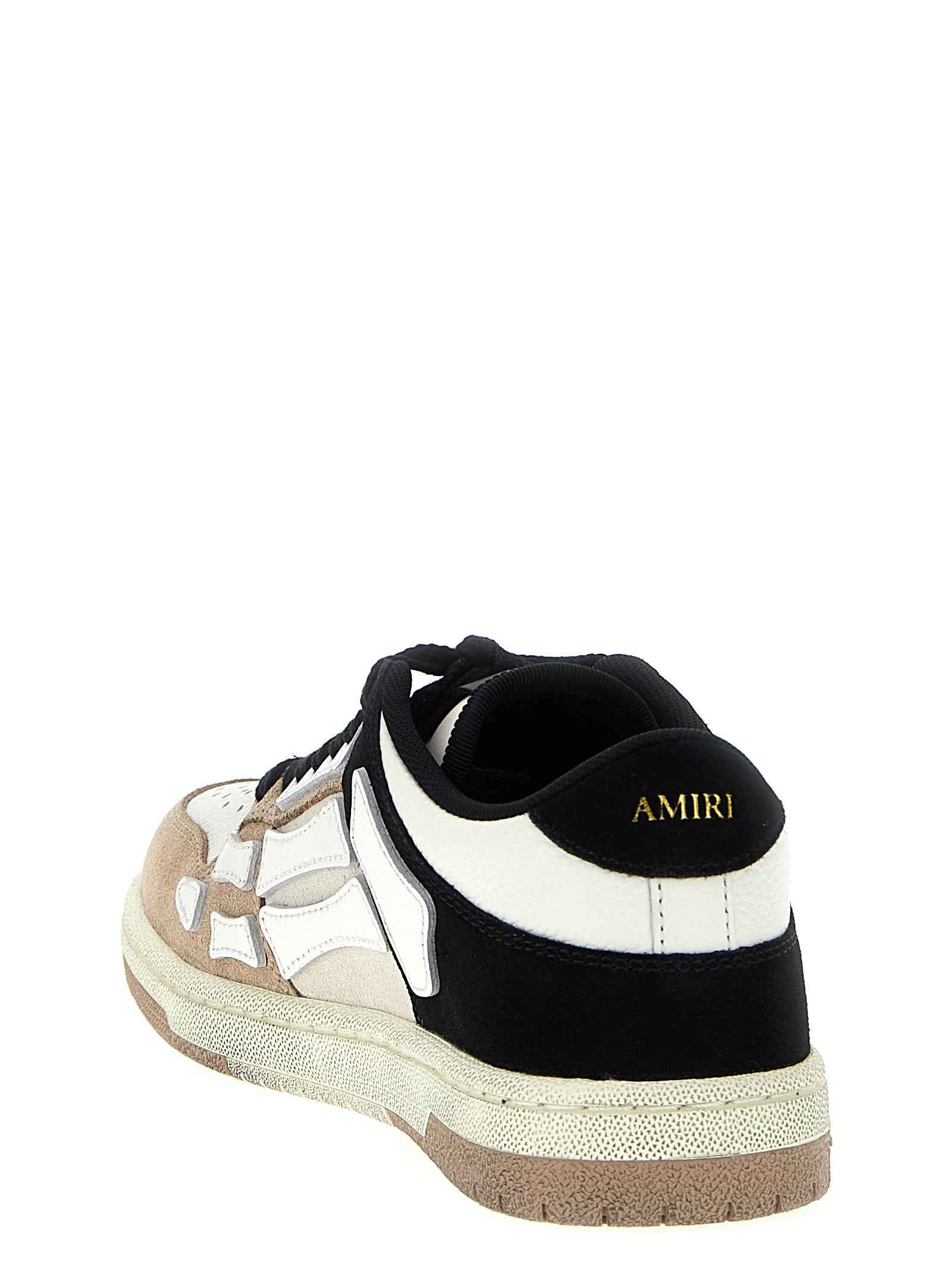 Multicolor Cowhide Low Top Sneakers