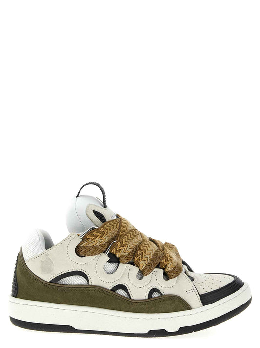 Multicolor Calf Leather Bos Taurus Chunky Sneakers