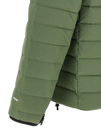 Bicolor Nylon Full-Length Jacket