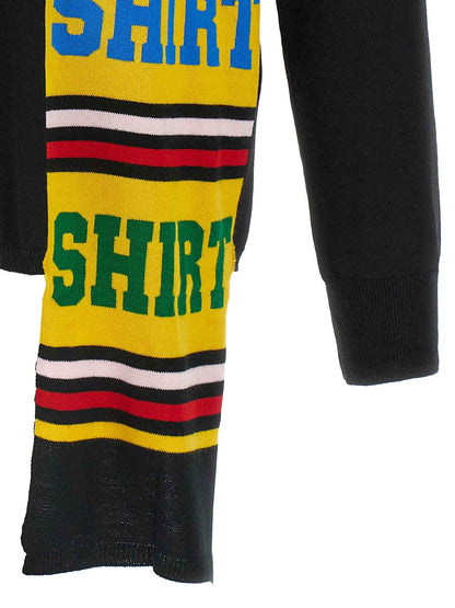 Black Acetate Cardigan