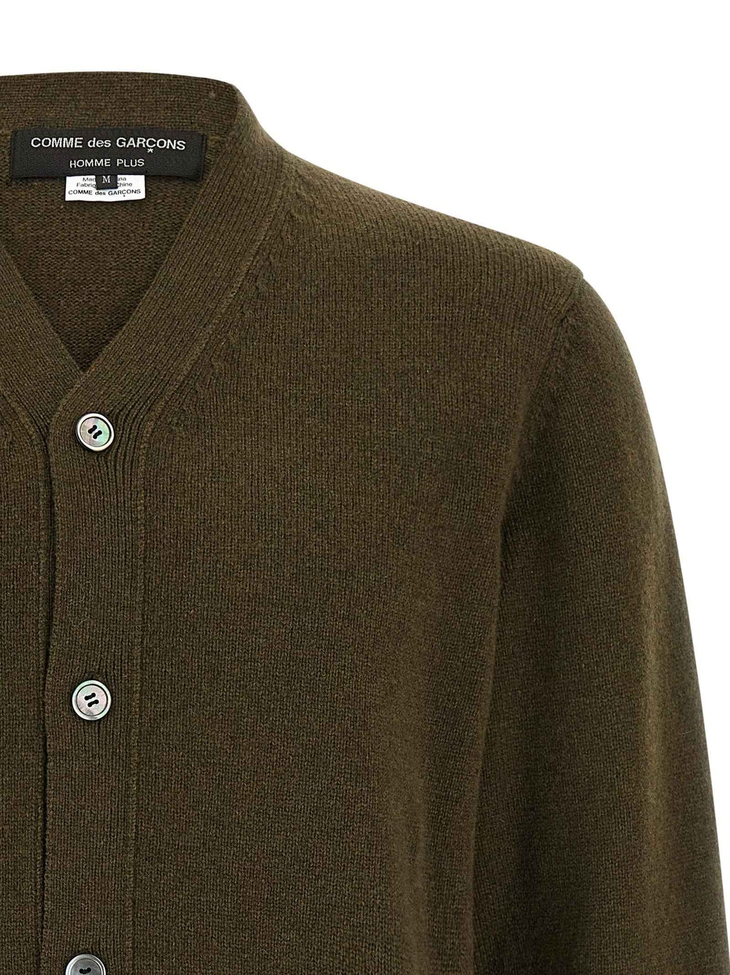 Bicolor Wool Cardigan