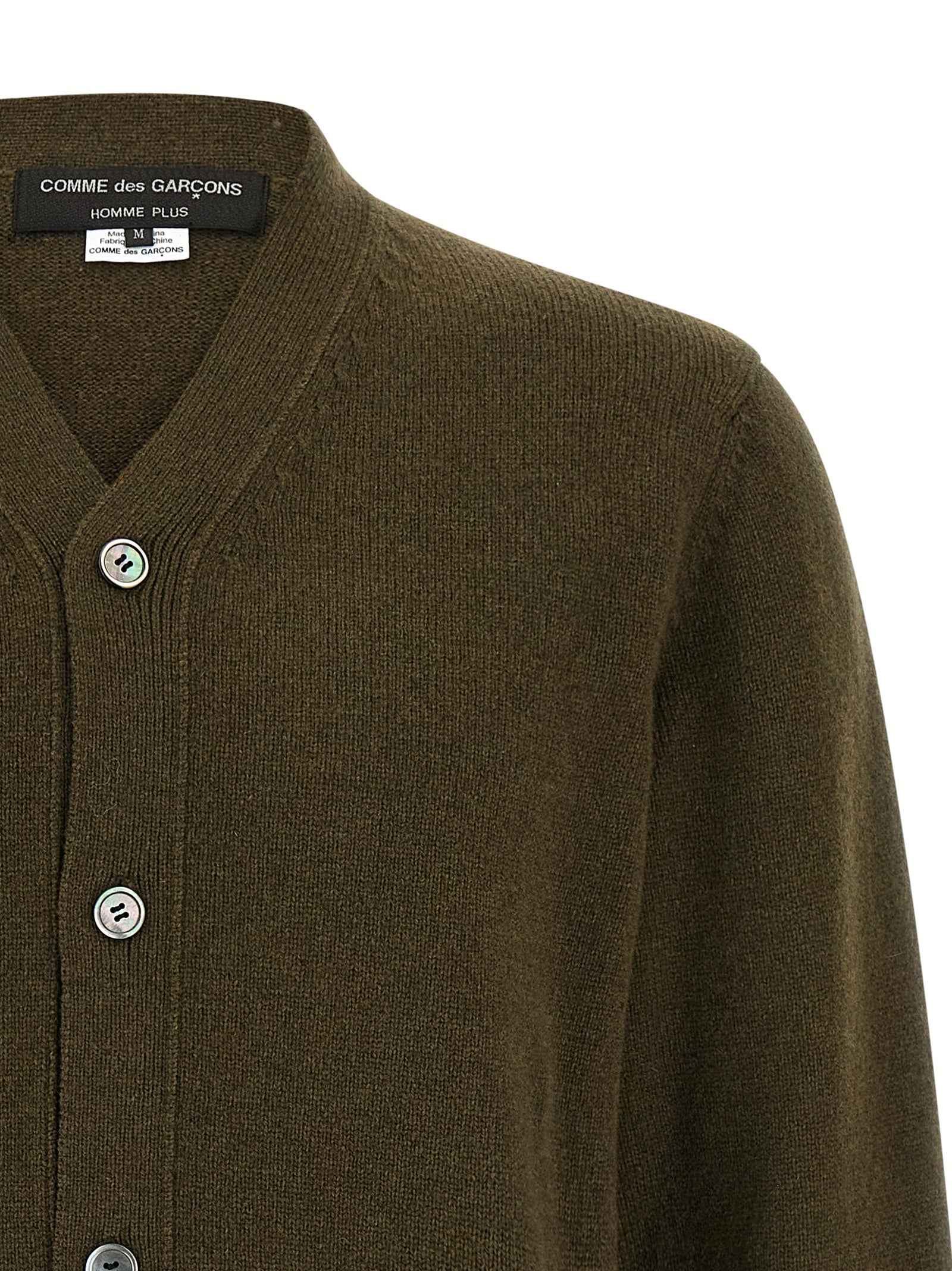 Bicolor Wool Cardigan