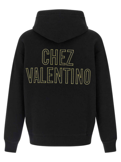 Black Cotton Sweatshirt