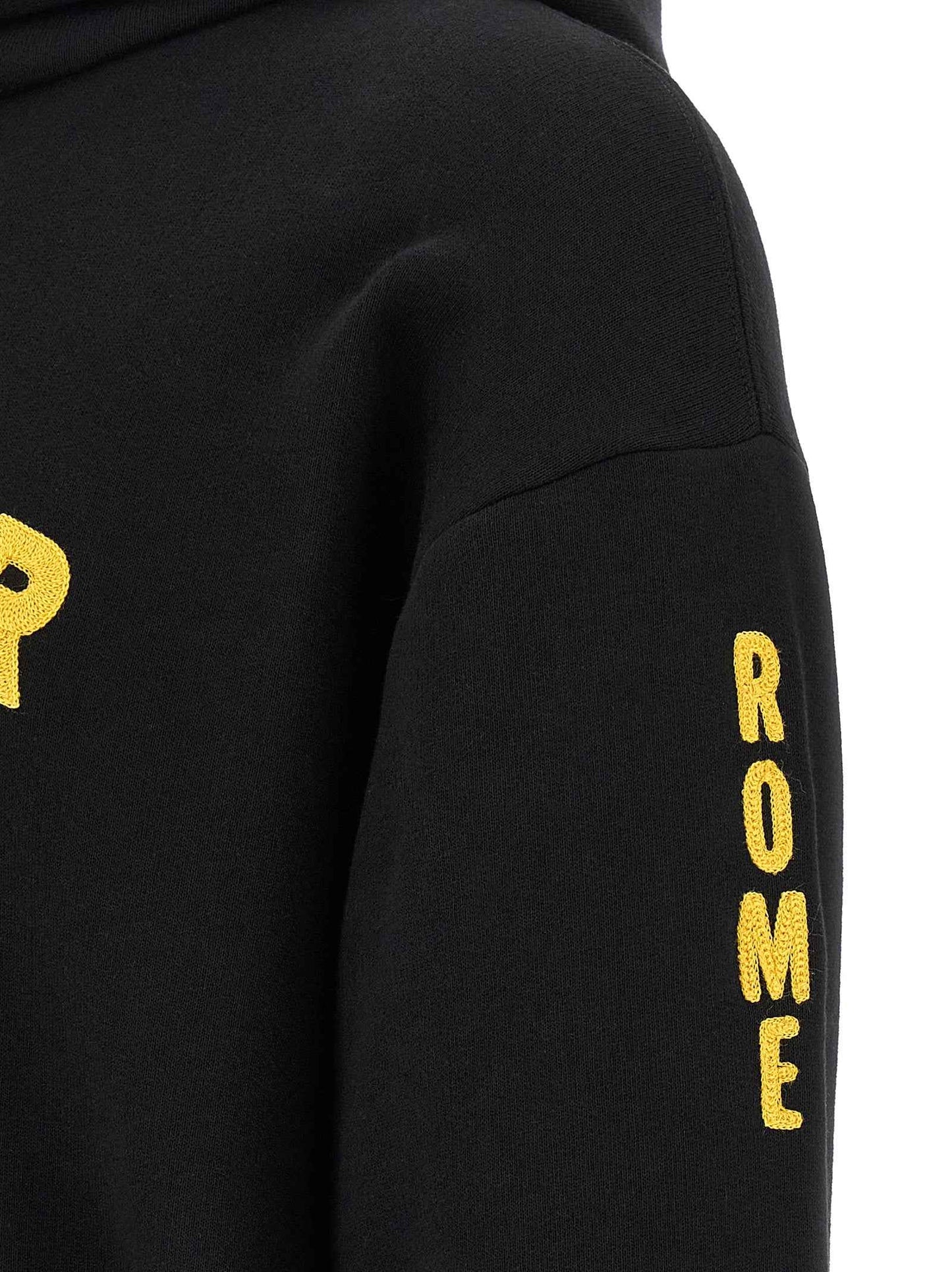 Black Cotton Sweatshirt