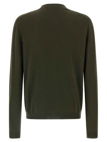 Bicolor Cashmere Cardigan