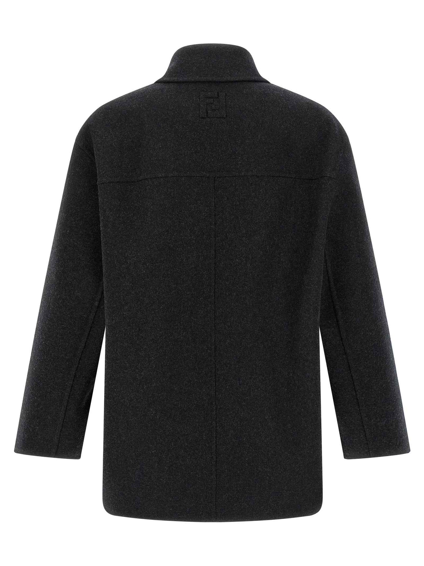 Gray Virgin Wool Coat