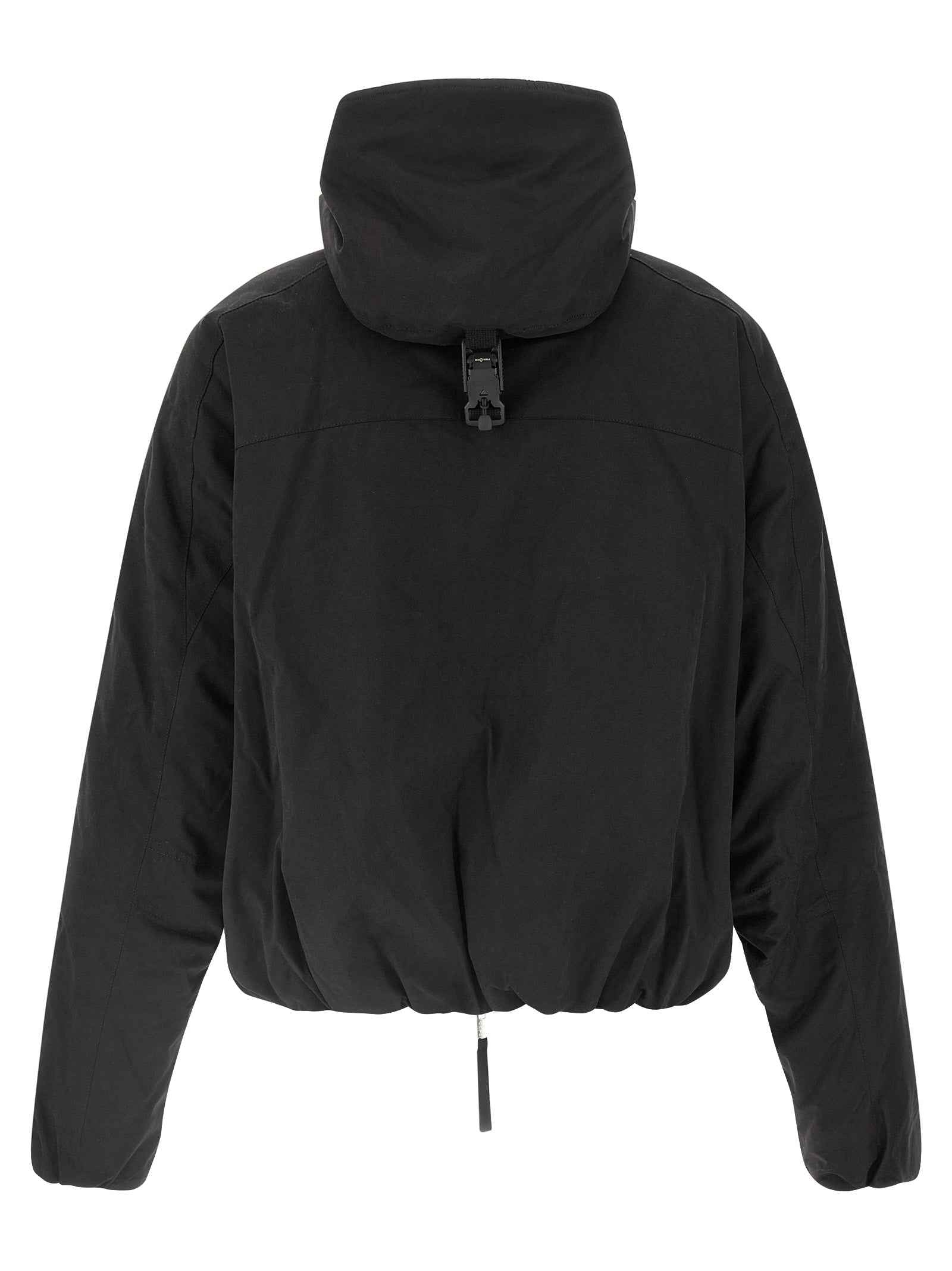 Black Polyester Shell Jacket
