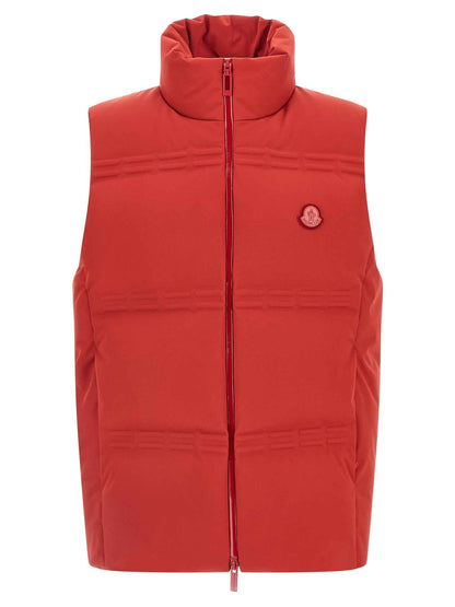 Multicolor Polyamide Sleeveless Jacket