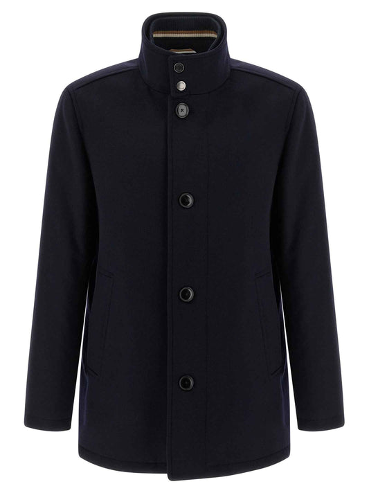 Blue Wool Coat