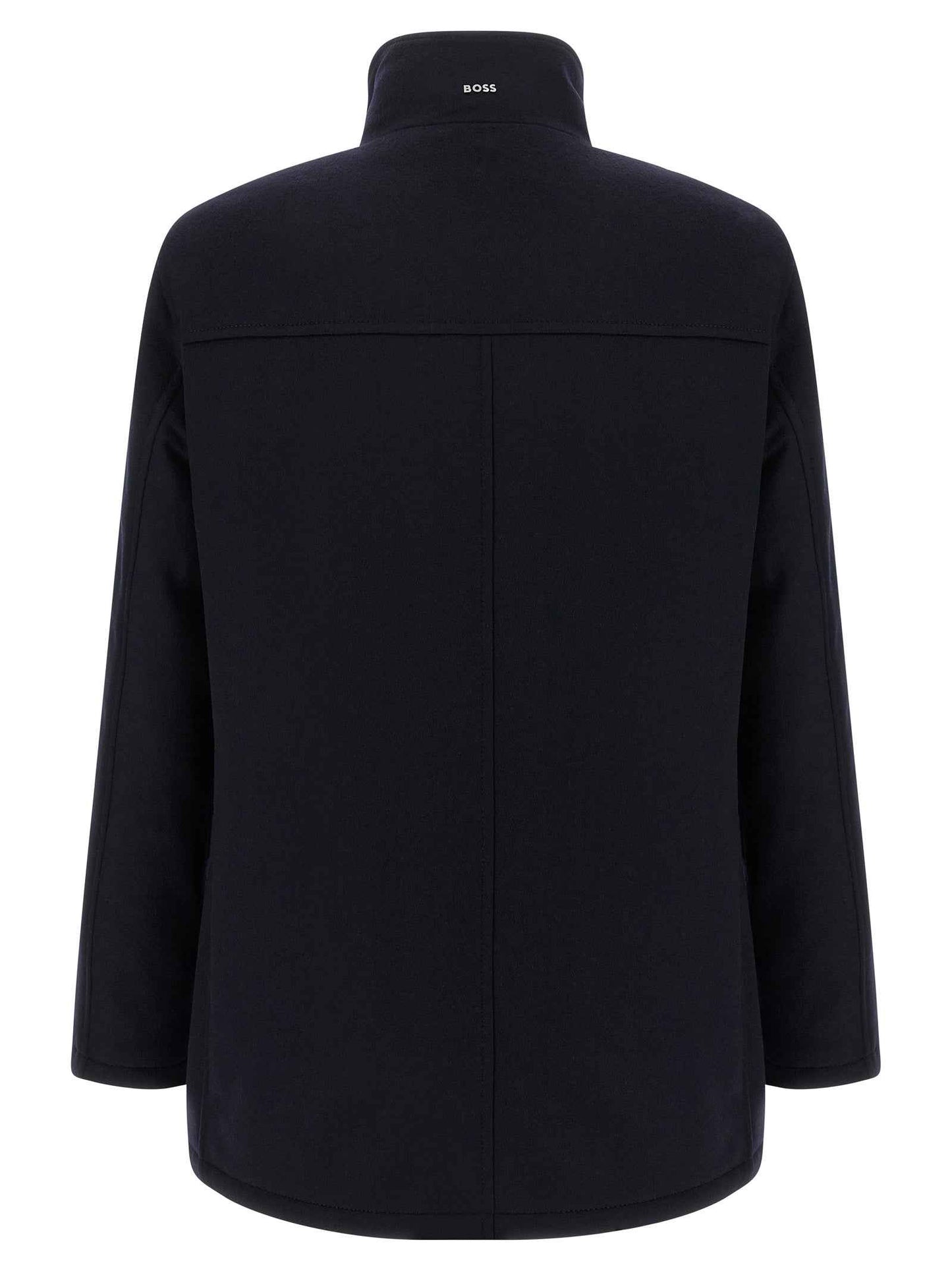Blue Wool Coat