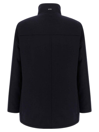 Blue Wool Coat