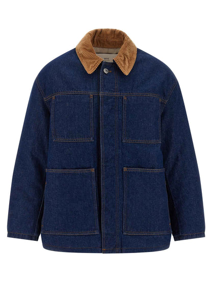Blue Cotton Denim Jacket