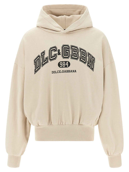 Beige Cotton Sweatshirt