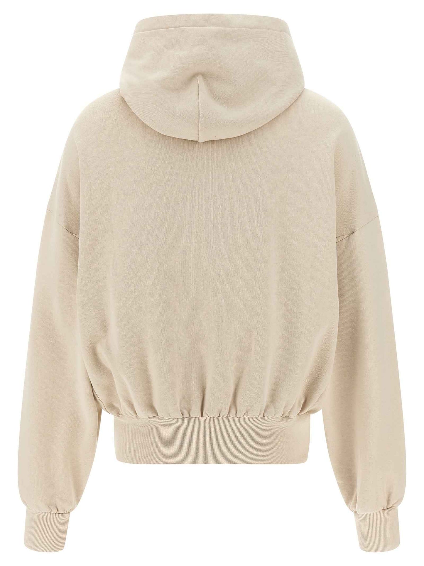 Beige Cotton Sweatshirt