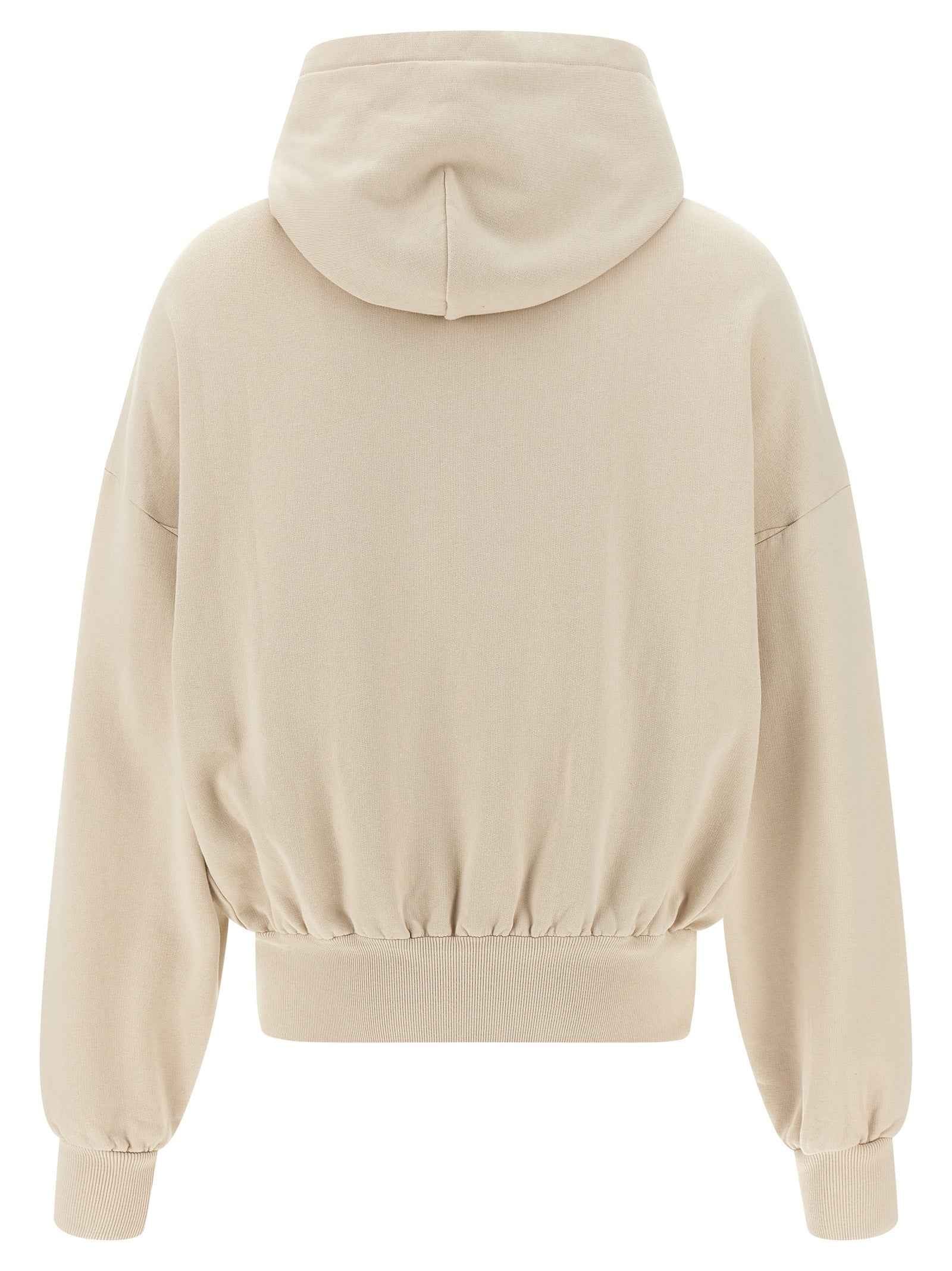 Beige Cotton Sweatshirt