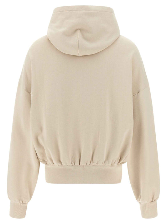 Beige Cotton Sweatshirt