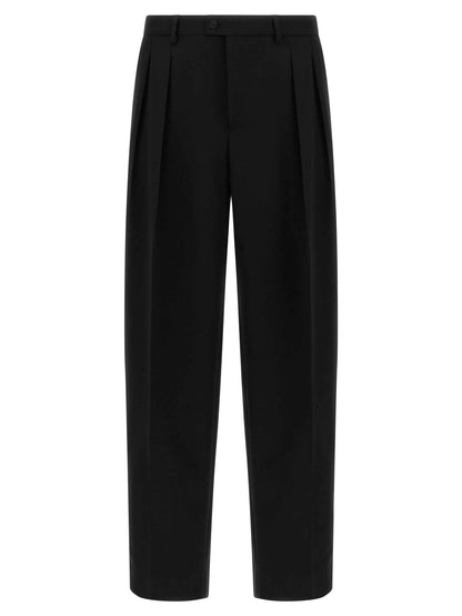 Black Virgin Wool Dress Pants