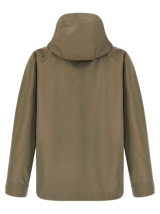 Bicolor Nylon Shell Jacket