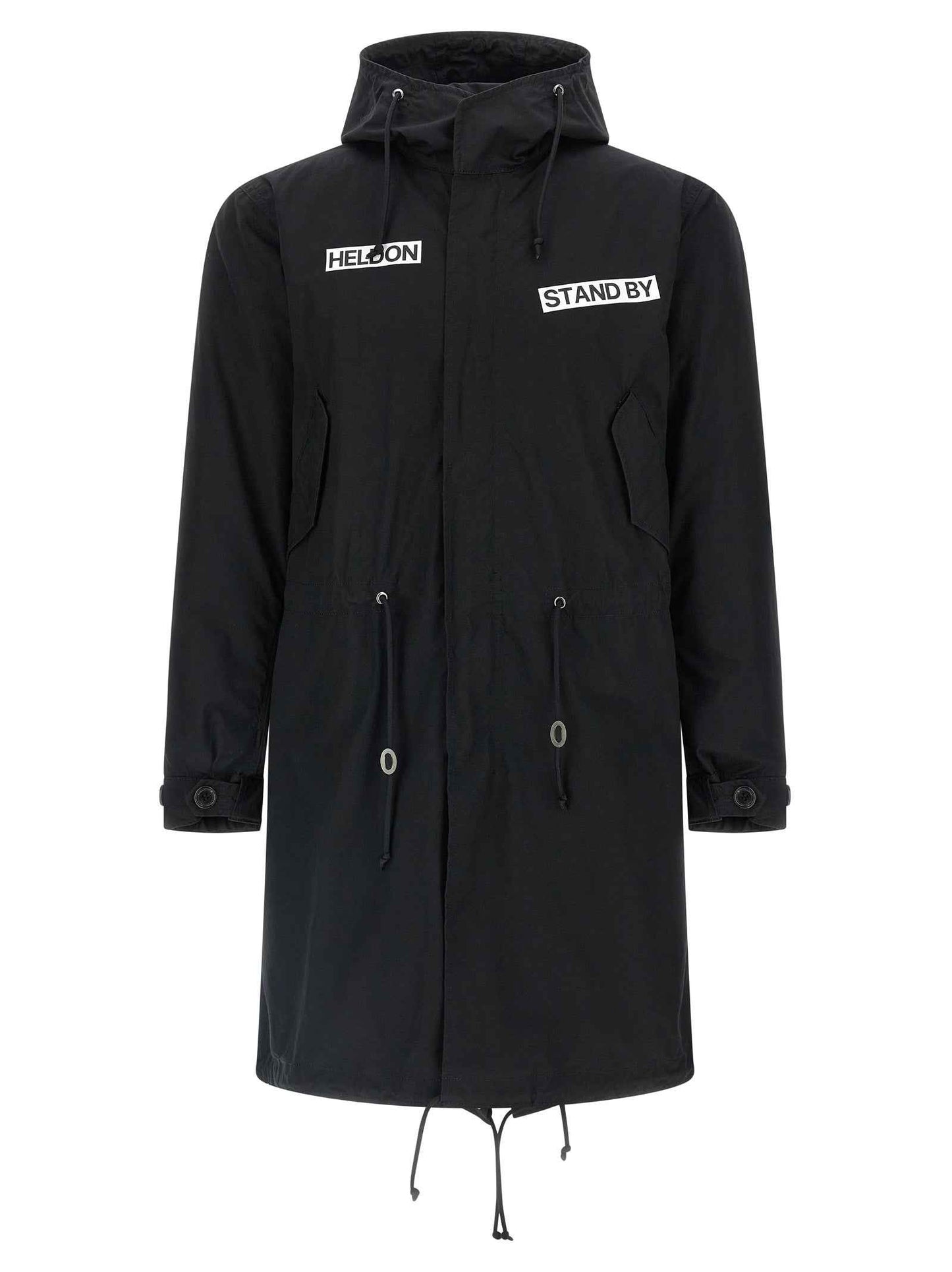 Black Cotton Parka