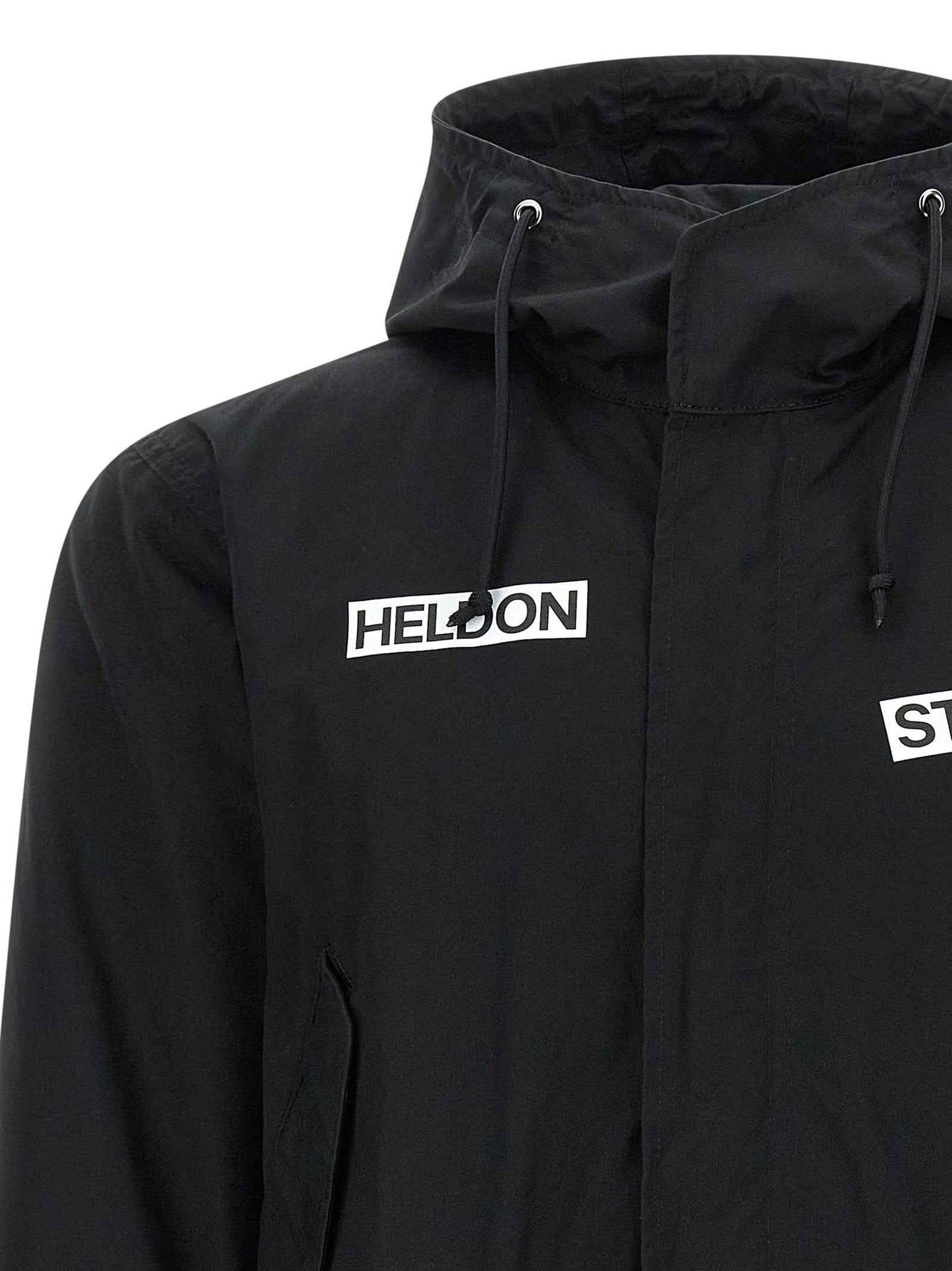 Black Cotton Parka