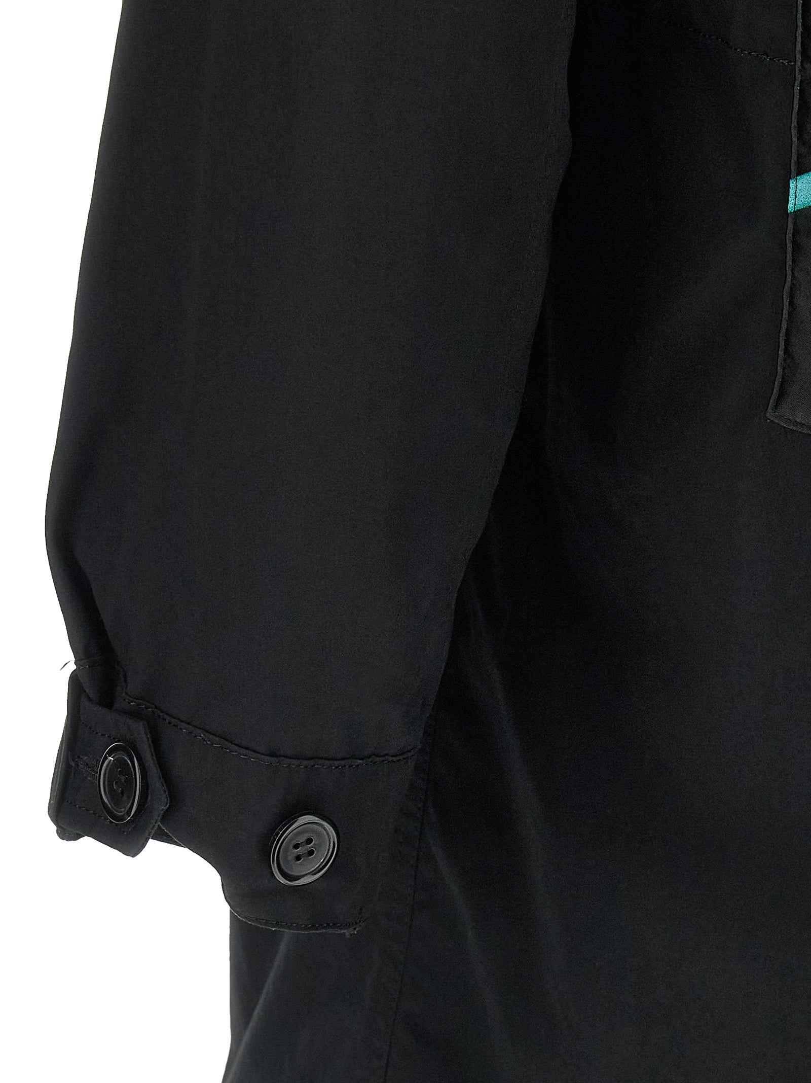 Black Cotton Parka