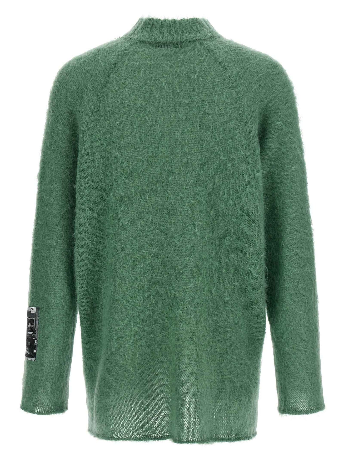 Bicolor Wool Cardigan