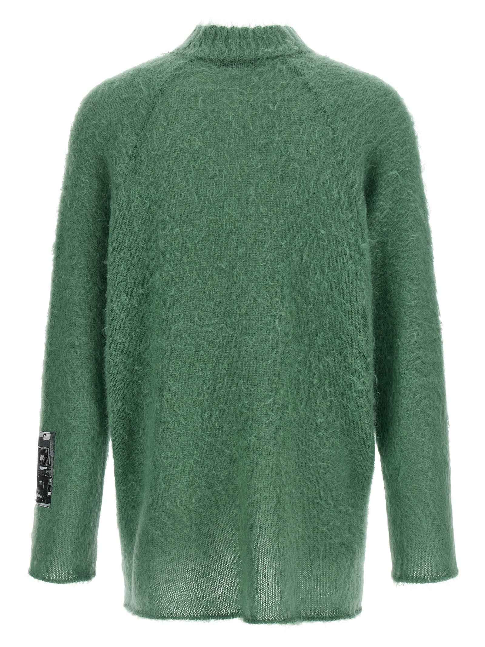 Bicolor Wool Cardigan