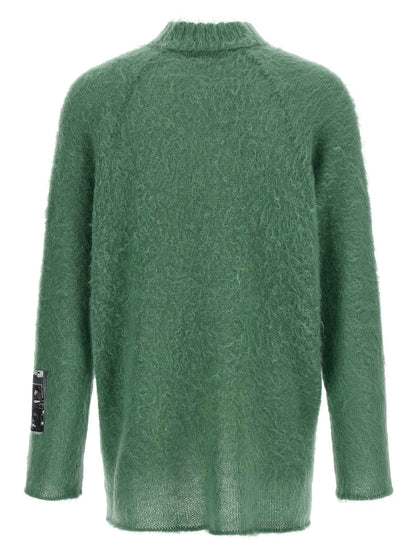 Bicolor Wool Cardigan