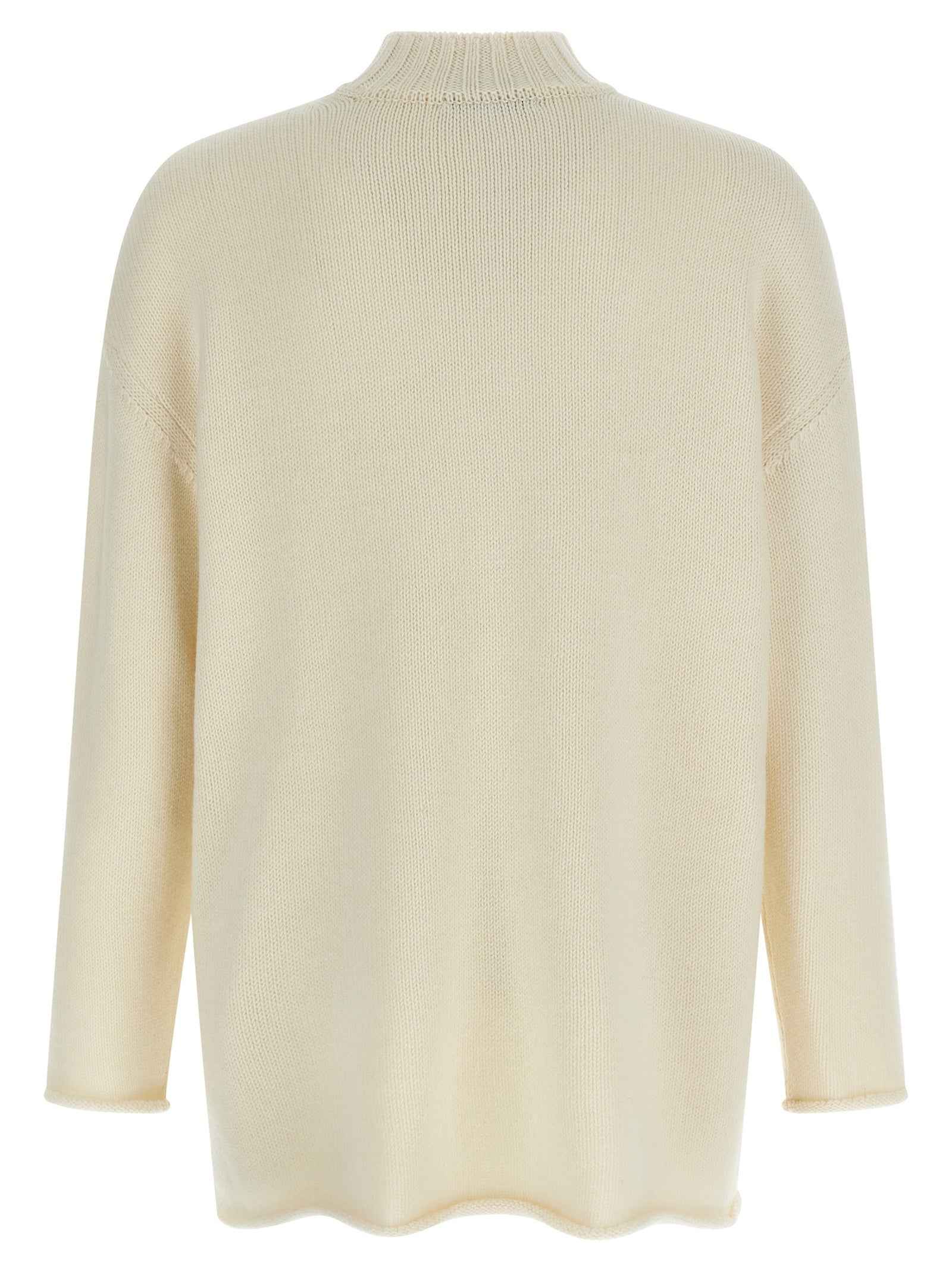 White Wool Cardigan