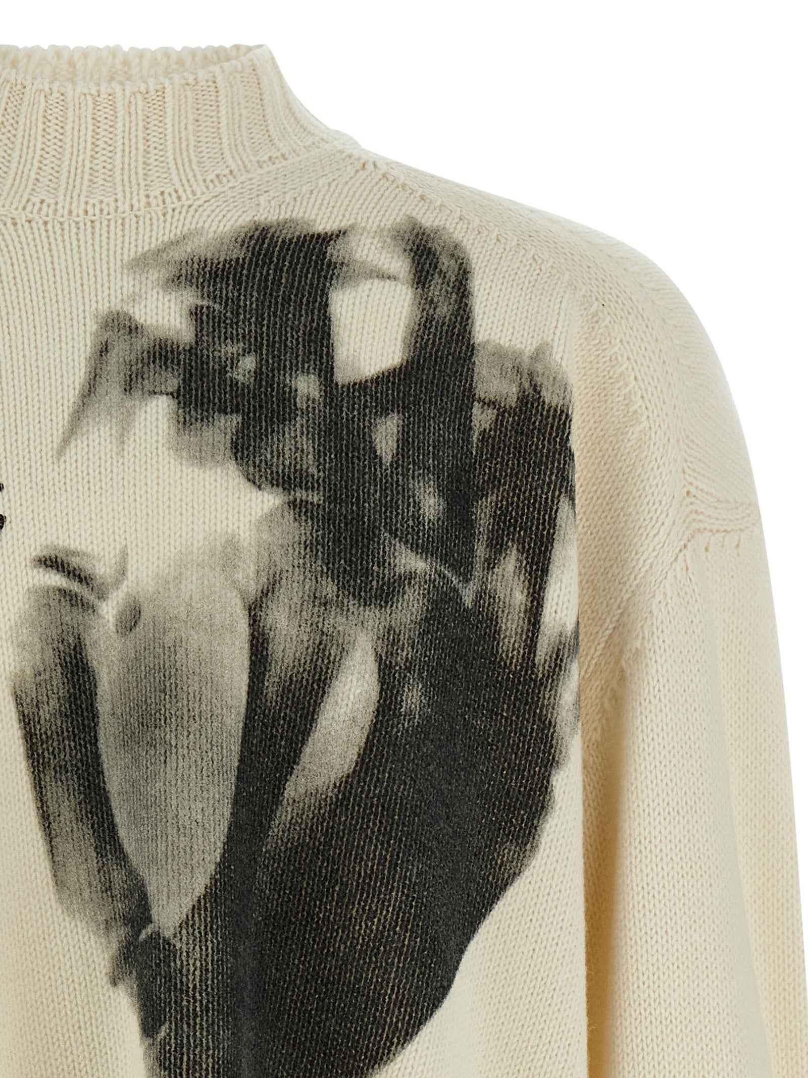 White Wool Cardigan
