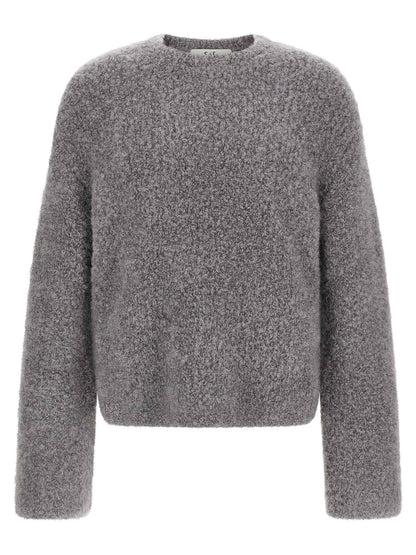 Gray Fabric Cardigan