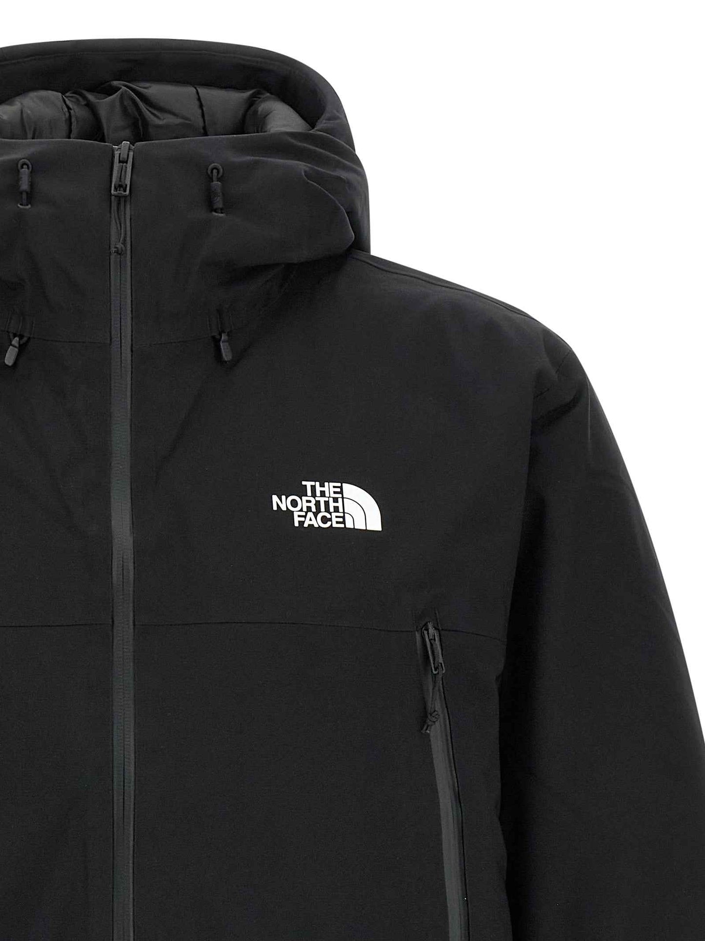 Black Polyester Parka