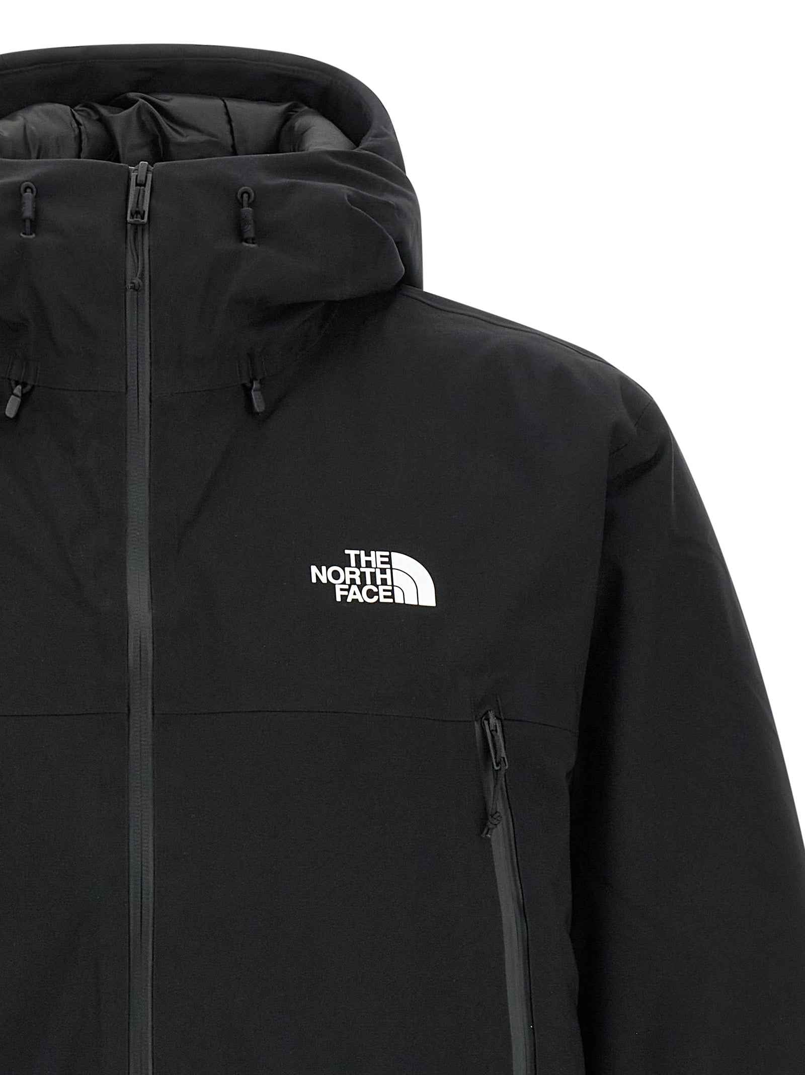 Black Polyester Parka