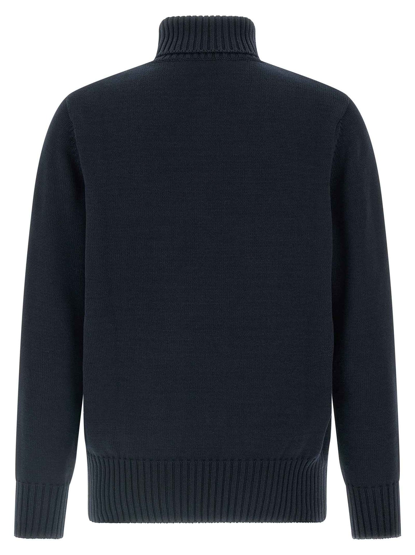 Blue Cotton Cardigan