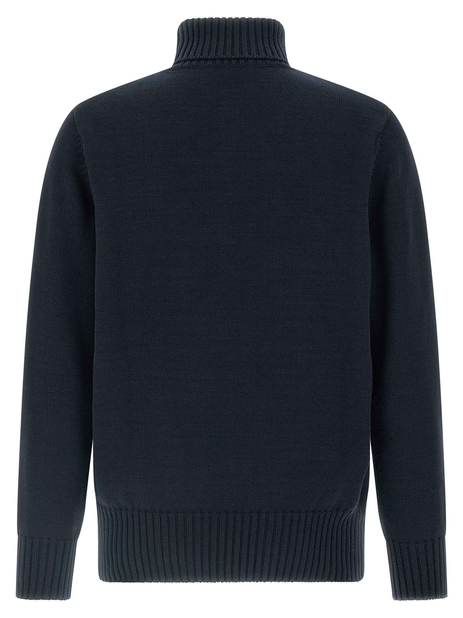 Blue Cotton Cardigan