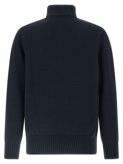 Blue Cotton Cardigan