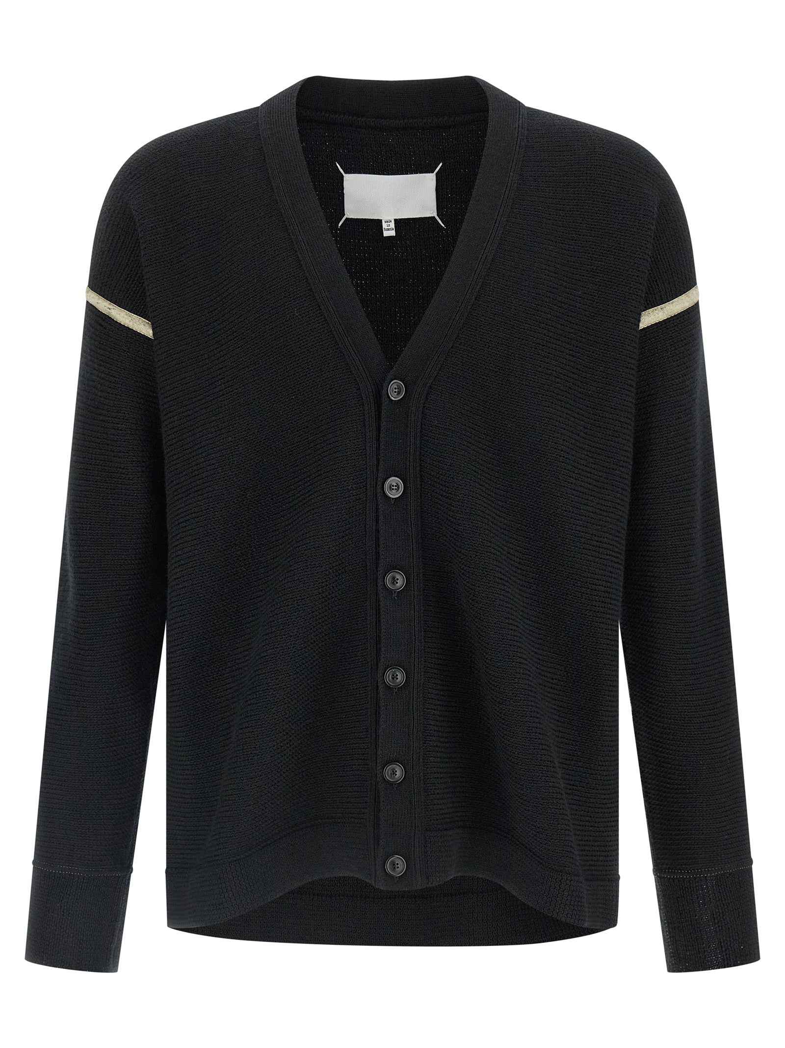 Black Virgin Wool Cardigan