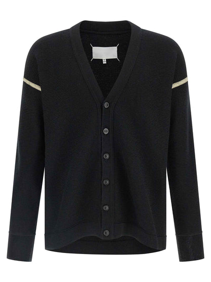 Black Virgin Wool Cardigan