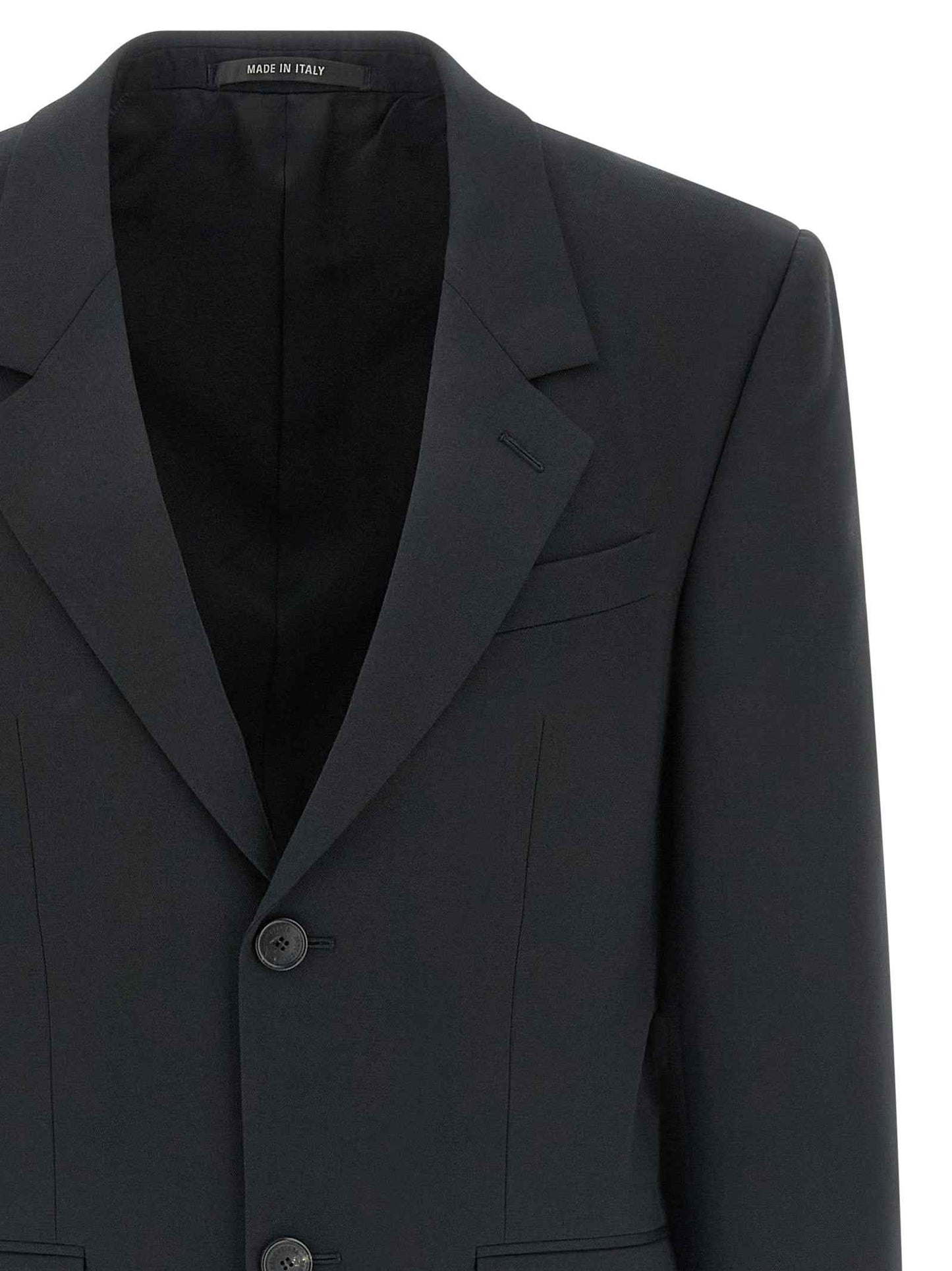 Black Wool Blazer